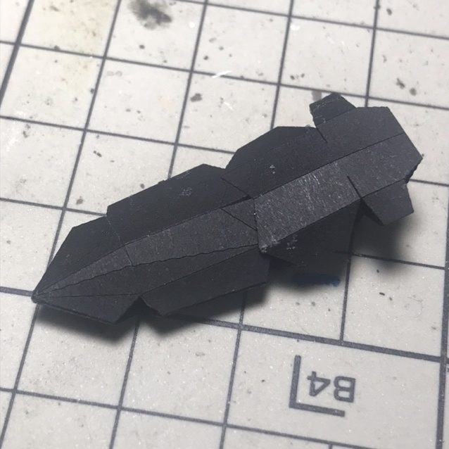 コクワガタ　ペーパークラフト　#1-3