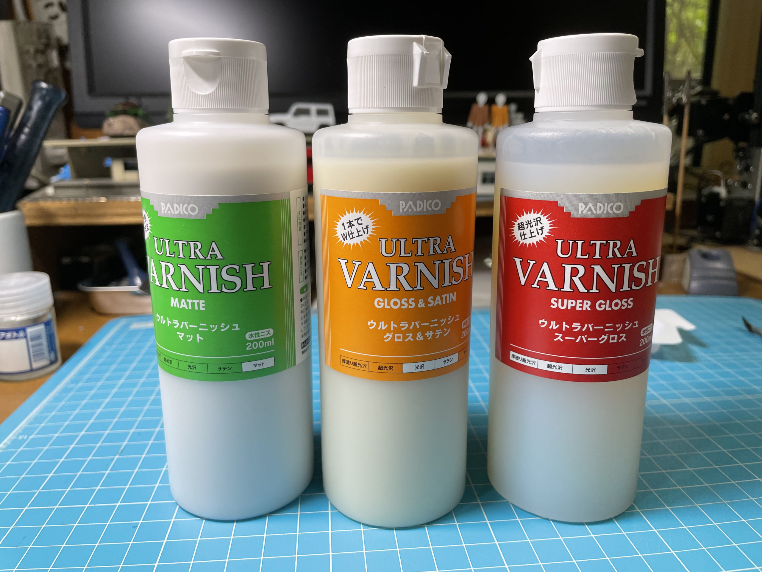 仕上げ剤（ニス）　PADICO　ULTRAVARNISH　＃道具　３